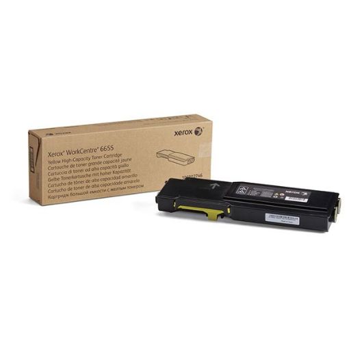 Picture of Xerox 106R02746 Yellow Toner Cartridge (7500 Yield)