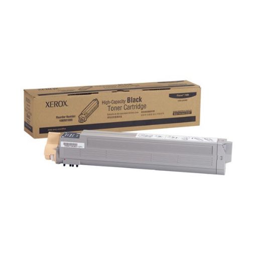 Picture of Xerox 106R01080 High Yield Black Toner Cartridge (15000 Yield)