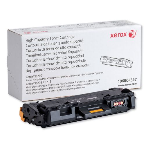 Picture of Xerox 106R04347 (106R4347) High Yield Black Toner Cartridge (3000 Yield)