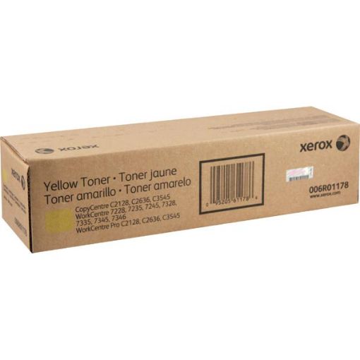 Picture of Xerox 006R01178 (6R1178) Yellow Toner Cartridge (15000 Yield)