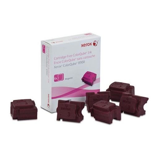 Picture of Xerox 108R01015 Magenta ColorQube Inkjet cartridge (6/Box) (16900 Yield)