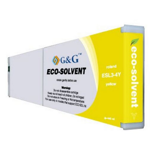 Picture of Remanufactured ESL3-4YE Yellow Eco Sol-Max Ink (440 ml)