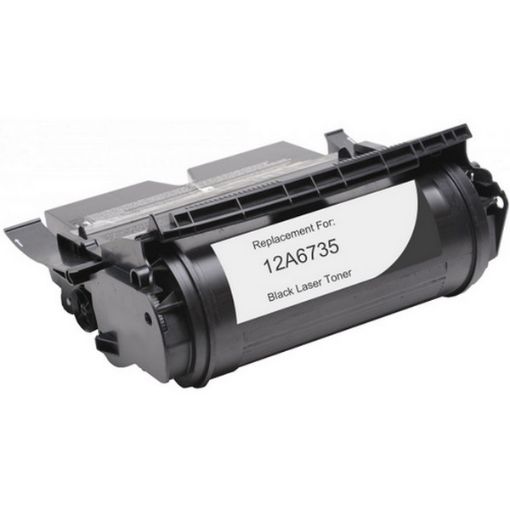 Picture of EcoPlus 12A6735 Black Toner Cartridge (20000 Yield)