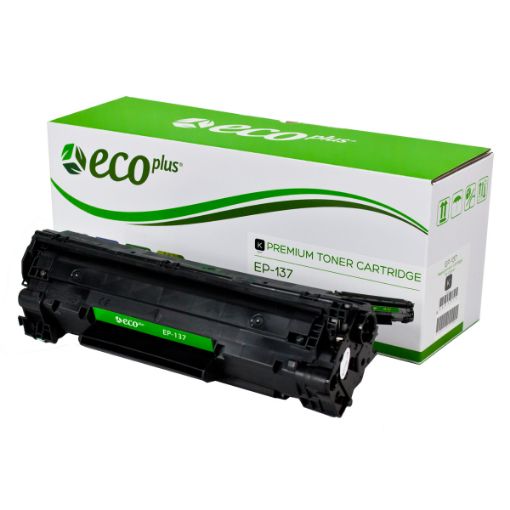 Picture of EcoPlus 9435B001AA (Canon 137, CRG-137) Black Toner Cartridge (2400 Yield)