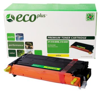 Show details for EcoPlus XG724 (310-8098, NF556, 310-8401) Yellow Toner Cartridge (8000 Yield) Picture of EcoPlus XG724 (310-8098, NF556, 310-8401) Yellow Toner Cartridge (8000 Yield)