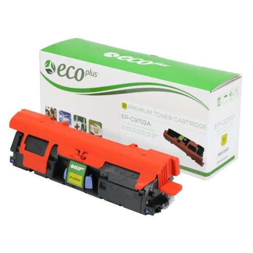 Picture of EcoPlus C9702A (HP 121A) Yellow Toner Cartridge (4000 Yield)