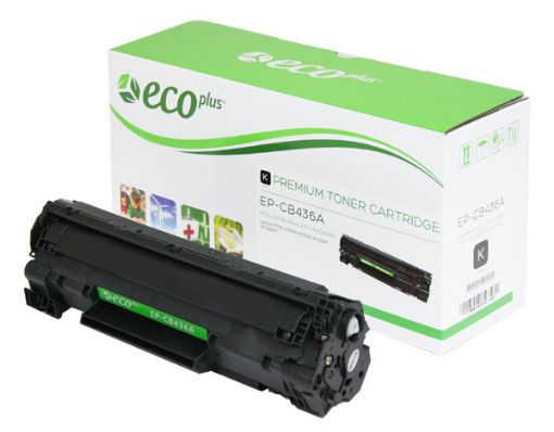 Picture of EcoPlus CB436A (HP 36A) Black Toner Cartridge (2000 Yield)