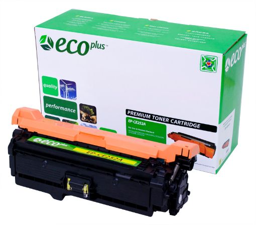 Picture of EcoPlus CE252A (HP 504A) Yellow Toner Cartridge (7000 Yield)
