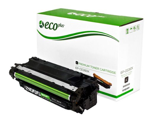 Picture of EcoPlus CE260X (HP 649X) High Yield Black Laser Toner Cartridge (17000 Yield)