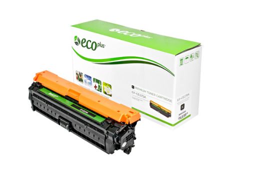 Picture of EcoPlus CE270A (HP 650A) Black Laser Toner Cartridge (13500 Yield)