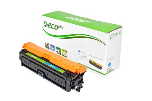 Picture of EcoPlus CE271A (HP 650A) Cyan Laser Toner Cartridge (15000 Yield)