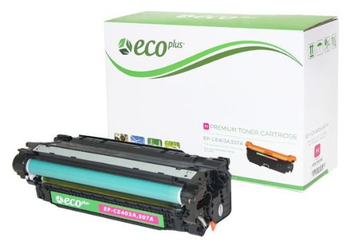 Picture of EcoPlus CE403A (HP 507A) Magenta Toner Cartridge (7000 Yield)