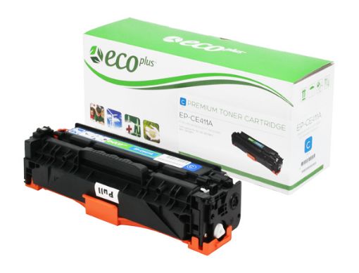 Picture of EcoPlus CE411A (HP 305A) Cyan Toner Cartridge (2600 Yield)