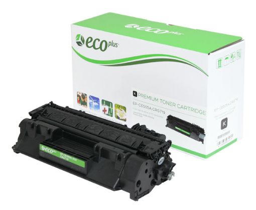 Picture of EcoPlus CE505A (HP 05A) Black Toner Cartridge (2300 Yield)