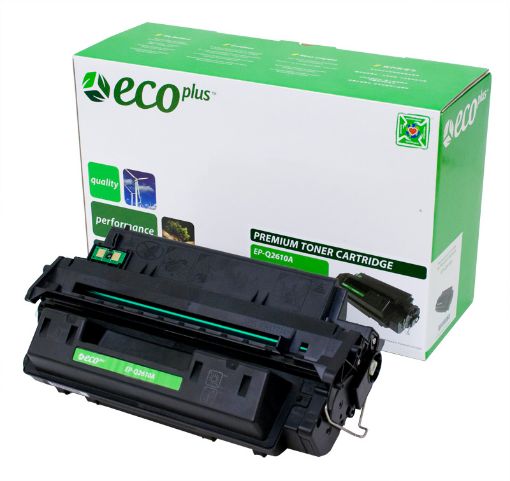 Picture of EcoPlus Q2610A (HP 10A) Black Toner Cartridge (6000 Yield)