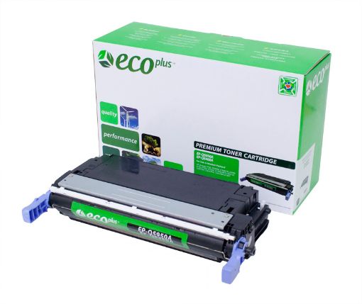 Picture of EcoPlus Q5950A (HP 643A) Black Toner Cartridge (11000 Yield)