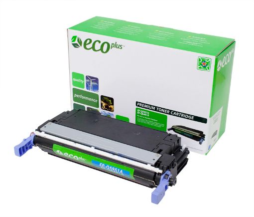 Picture of EcoPlus Q5951A (HP 643A) Cyan Toner Cartridge (10000 Yield)