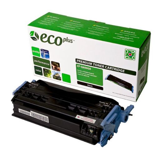 Picture of EcoPlus Q6000A (HP 124A) Black Toner Cartridge (2500 Yield)