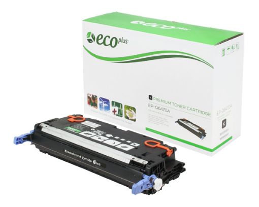 Picture of EcoPlus 1660B001AA (Canon 111B, CRG-111B) Black Toner Printer Cartridge (6000 Yield)
