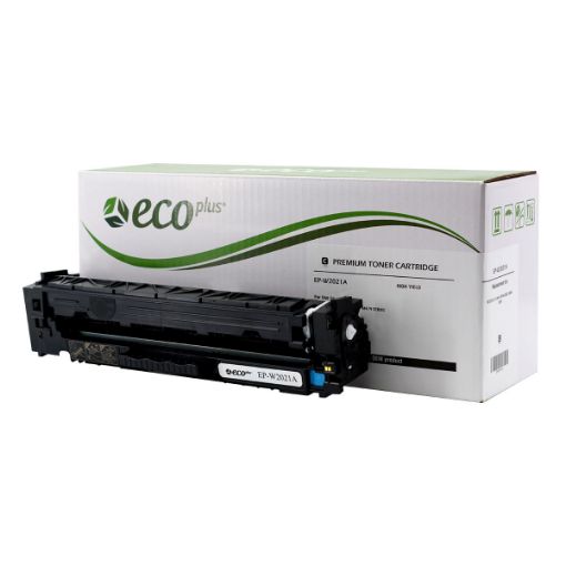 Picture of EcoPlus W2021A (HP 414A) Cyan Toner Cartridge (2100 Yield)