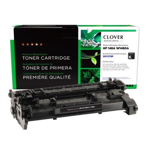 Picture of EcoPlus MICR W1480A (HP 148A) Black Laser Toner Cartridge (2900 Yield)