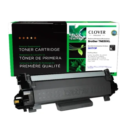 Picture of Compatible Brother 830XL (TN830XL) Toner Cartridge, Black, 3K High Yield