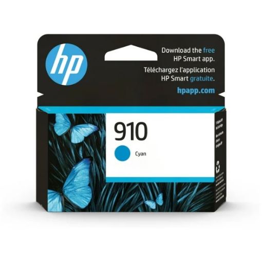 Picture of HP 3YL58AN (HP 910) Cyan Ink Cartridge (315 Yield)