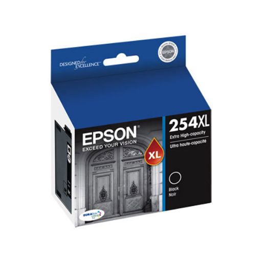 Picture of Epson T254XL120 (Epson T254XL) High Yield Black Inkjet Cartridge (2200 Yield)