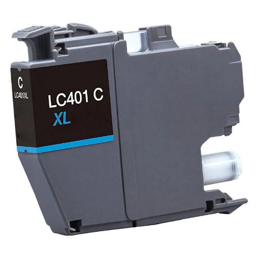 Picture of Compatible LC401XLC High Yield Cyan Ink Cartridge