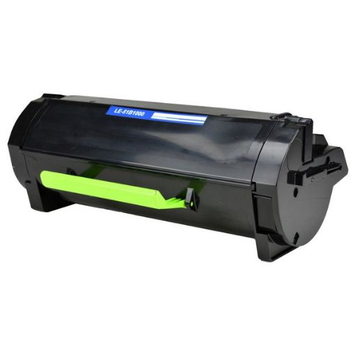 Picture of Lexmark 51B00A0 Black Toner Cartridge (2500 Yield)
