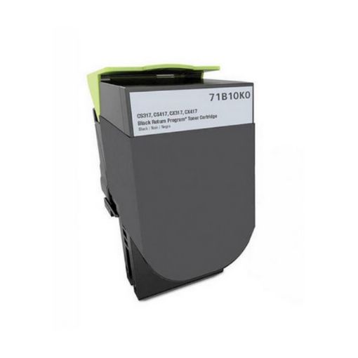 Picture of Lexmark 71B10K0 Black Toner Cartridge (3000 Yield)