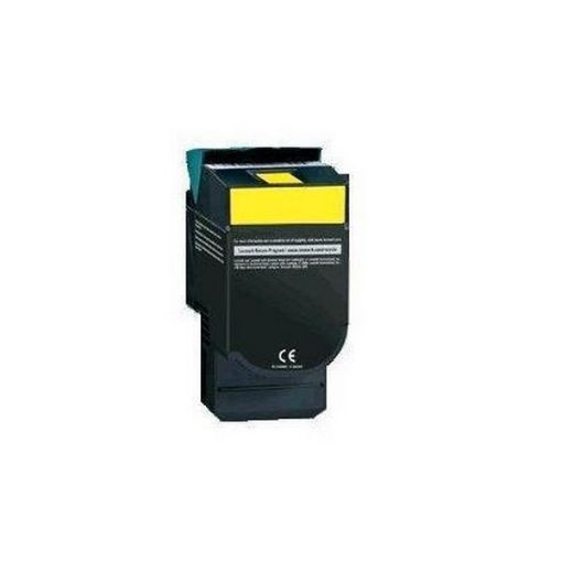 Picture of Lexmark C544X1YG Yellow Toner Cartridge (6000 Yield)
