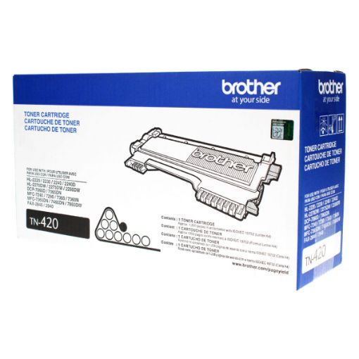 Picture of Brother TN-420 (TN-450) Black Toner Cartridge (1200 Yield)