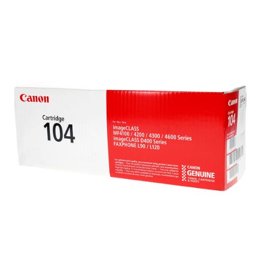 Picture of Canon 0263B001AA (Canon 104, FX-9, FX-10) Black Toner Cartridge (2000 Yield)