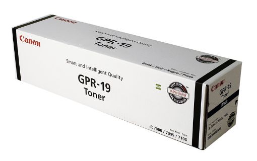 Picture of Canon 0387B003AA (GPR-19BK) Black Toner Cartridge (47000 Yield)