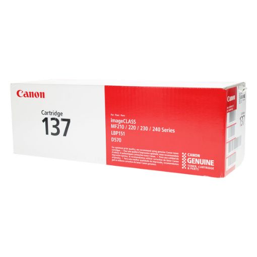 Picture of Canon 9435B001AA (Canon 137, CRG-137) Black Toner Cartridge (2400 Yield)