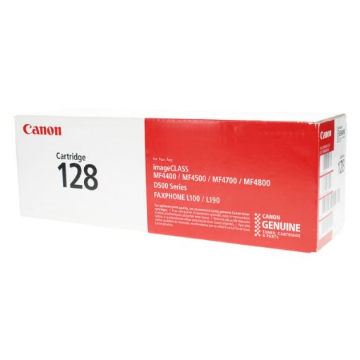 Picture of Canon 3500B001AA (Canon 128, CRG-128) Black Toner Cartridge (2100 Yield)