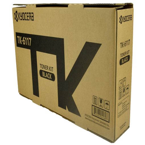 Picture of Kyocera Mita 1T02P10US0 (TK-6117) Black Toner Cartridge (15000 Yield)