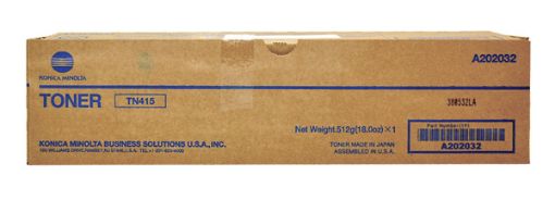 Picture of Konica Minolta A202032 (TN-415) Black Toner Cartridge (25000 Yield)