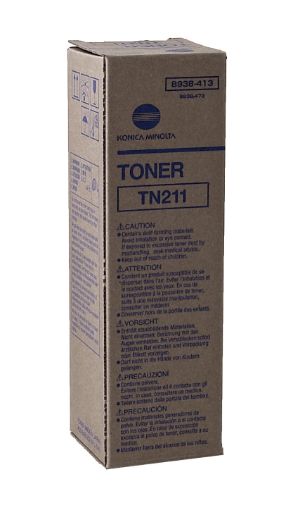 Picture of Konica Minolta 8938-413 (Type TN211) Black Copier Toner (17500 Yield)