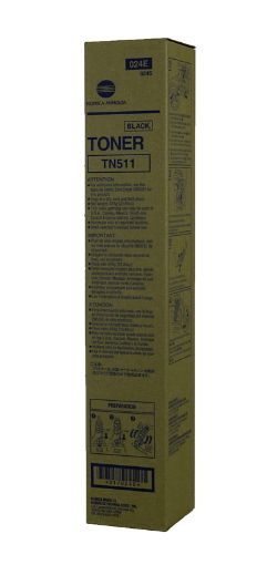 Picture of Konica Minolta 024E (TN-511) Black Toner Cartridge (32200 Yield)