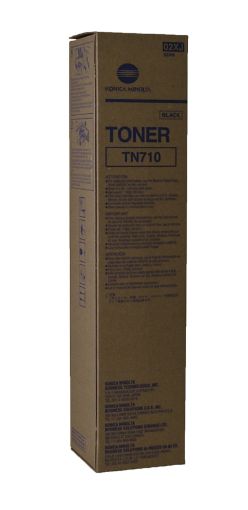 Picture of Konica Minolta TN-710 Black Laser Toner Cartridge (55000 Yield)