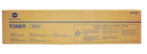 Picture of Konica Minolta TN-712 (A3VU030) Black Toner Cartridge (40800 Yield)