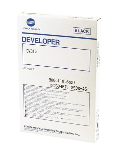 Picture of Konica Minolta 8938-451 (DV-310) Black Developer (65000 Yield)