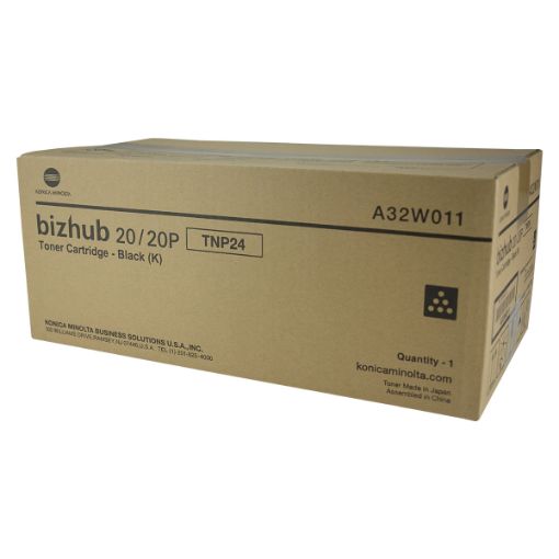 Picture of Konica Minolta A32W011 (TN-P24) Black Toner Cartridge (8000 Yield)