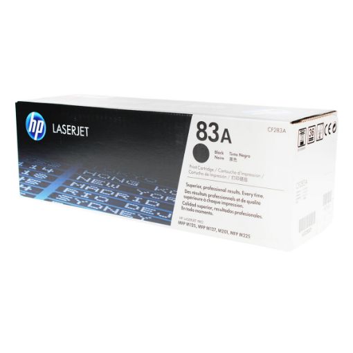 Picture of HP CF283A (HP 83A) Black Toner Cartridge (1500 Yield)