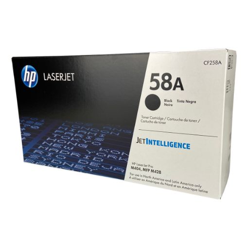 Picture of HP CF258A (HP 58A) Black Toner Cartridge (3000 Yield)