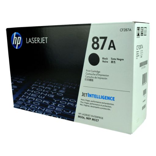 Picture of HP CF287A (HP 87A) Black Toner Cartridge (9000 Yield)