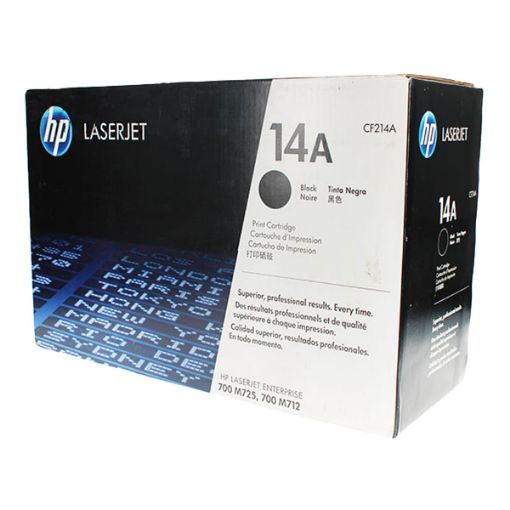 Picture of HP CF214A (HP 14A) Black Toner Cartridge (10000 Yield)