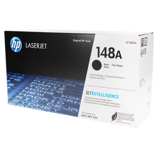 Picture of HP W1480A (HP 148A) Black Laser Toner Cartridge (2900 Yield)